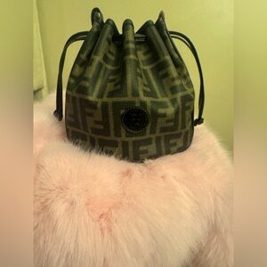 Vintage Fendi Draw String Bag